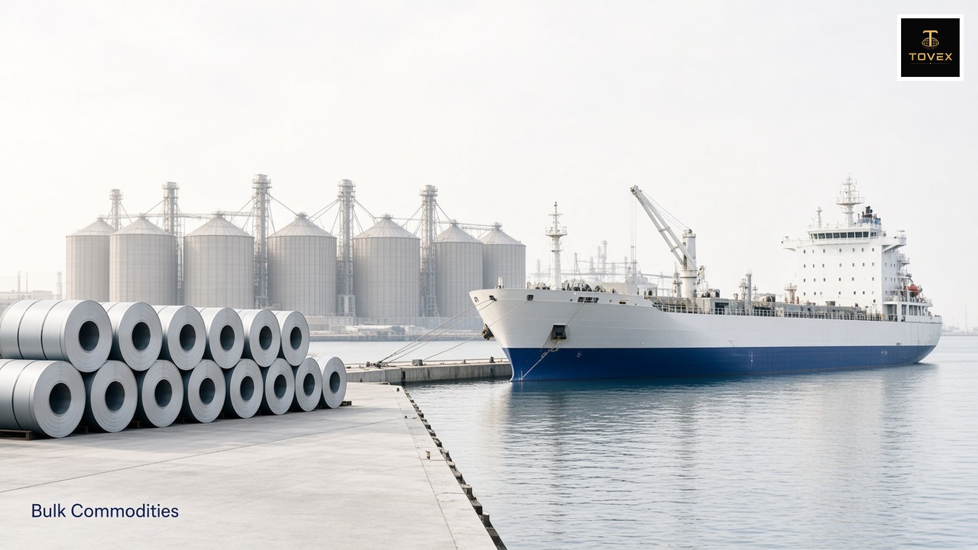 Bulk commodity port and rail corridor handling