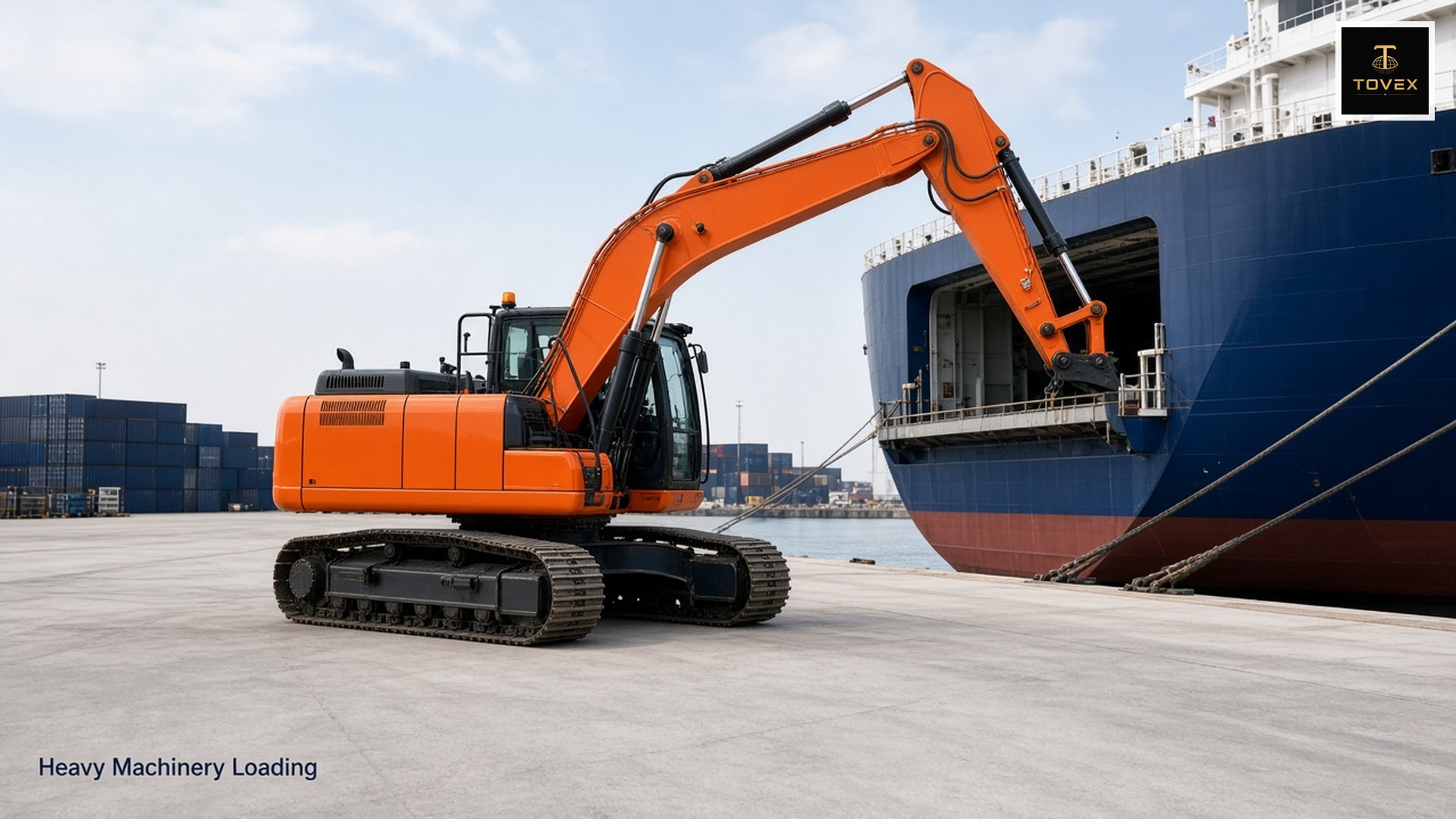 Pre-shipment inspection of construction machinery